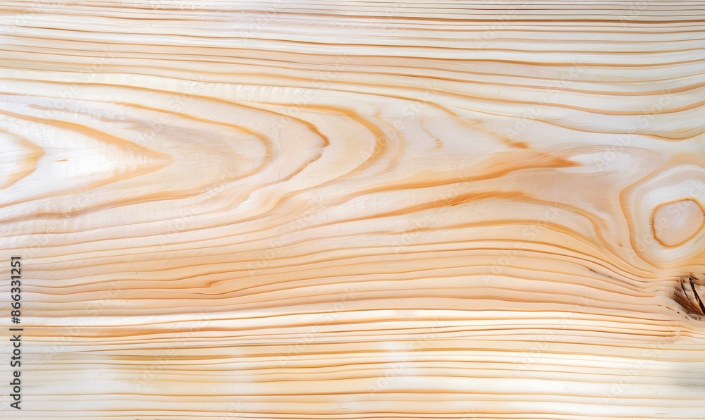 bright wood texture with details of natural grain pattern, Generative AI