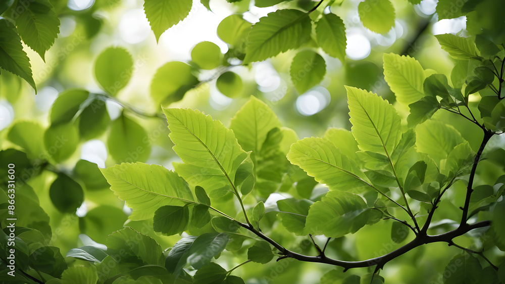 All sorts of green leaves from trees and shrubs isolated on white background All sorts of green leaves from trees and shrubs isolated on white background