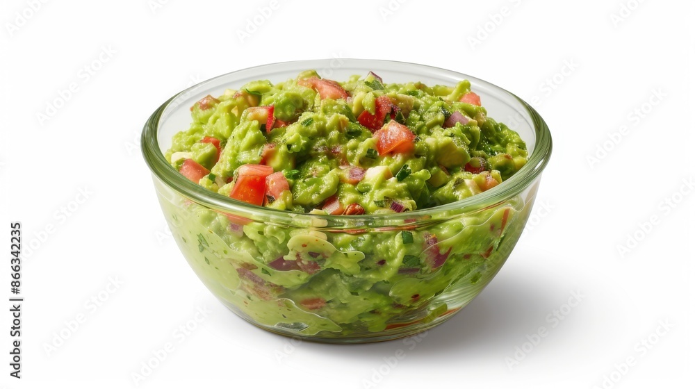 The bowl of guacamole The bowl of guacamole