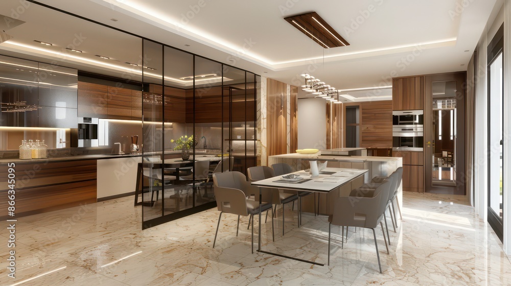 modern living room with kitchen modern living room with kitchen