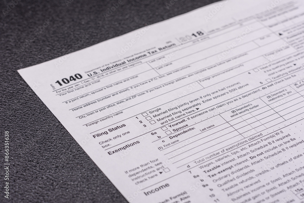 Fill out US tax form 1040 for verification and refund Fill out US tax form 1040 for verification and refund