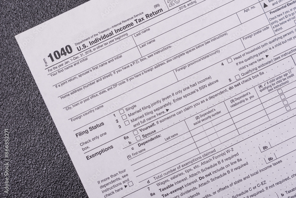 Fill out US tax form 1040 for verification and refund Fill out US tax form 1040 for verification and refund