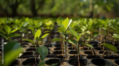 Mangrove Seedlings Sproutin...