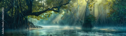 Mystical Mangrove Forest Ba...