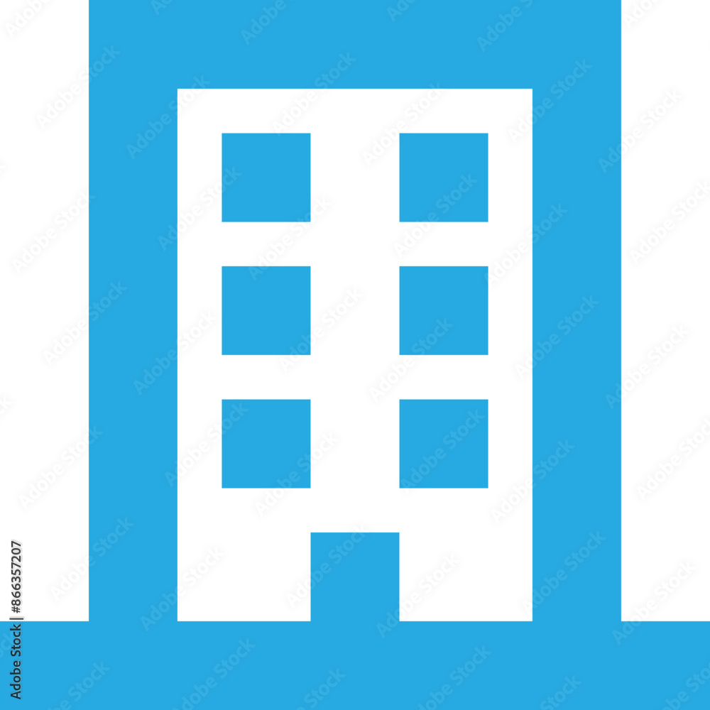 Tower Block icon design Tower Block icon design