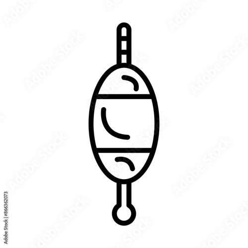 Bobber line icon