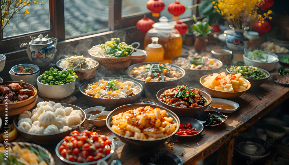 Fototapeta premium food background