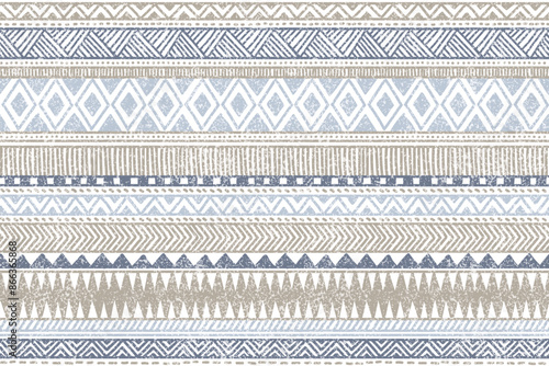 Ethnic vector seamless pattern. Tribal woven geometric background, cozy craft motif, maya, aztec ornament. mexican print