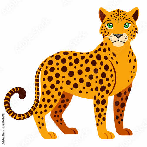 leopard vector illustration