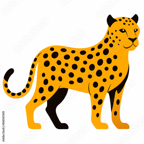 leopard vector illustration