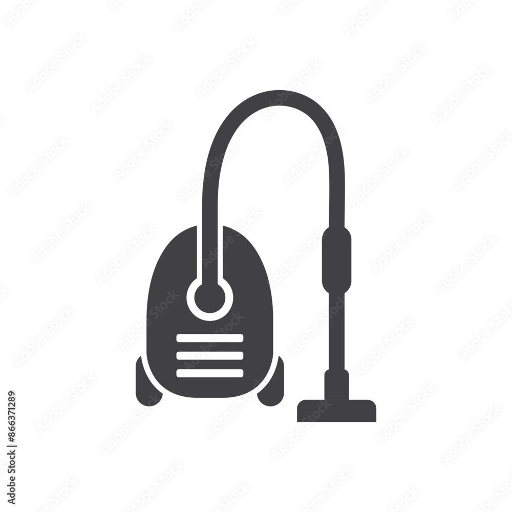 Vacuum cleaner icon in flat style. Equipment for house cleaning vector illustration on isolated background. Clean machine sign business concept. Vacuum cleaner icon in flat style. Equipment for house cleaning vector illustration on isolated background. Clean machine sign business concept.