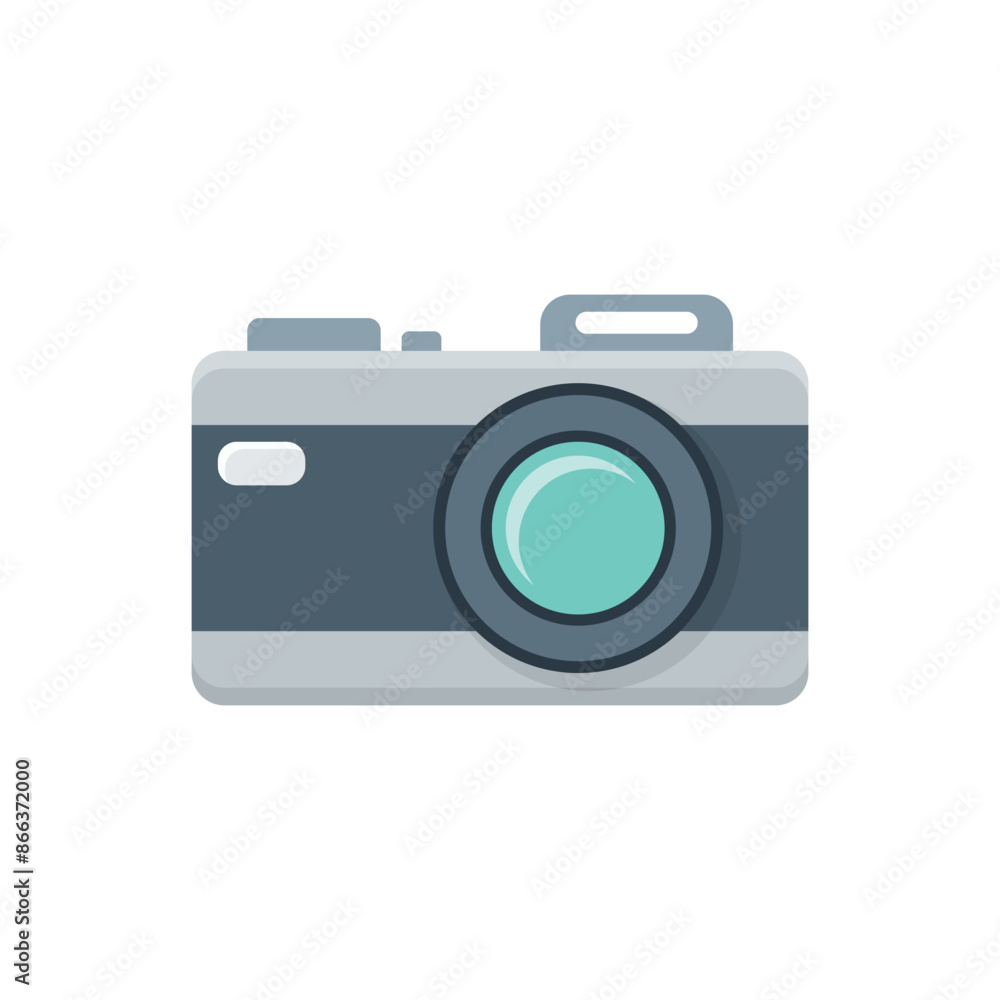 Camera icon in flat style. Photography vector illustration on isolated background. Photo sign business concept. Camera icon in flat style. Photography vector illustration on isolated background. Photo sign business concept.