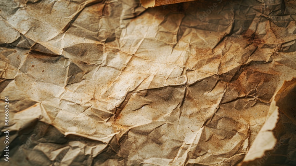 Fototapeta premium Aged paper sheets for retro backdrop
