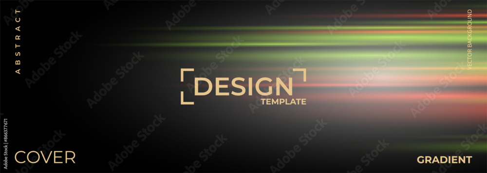 Black modern wide abstract technology background with red and green glowing high-speed and movement light effect. Vector illustration Black modern wide abstract technology background with red and green glowing high-speed and movement light effect. Vector illustration