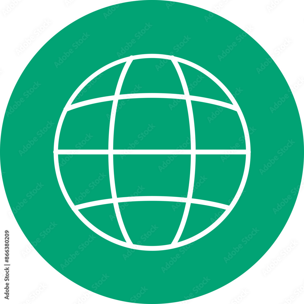 World line circle icon World line circle icon