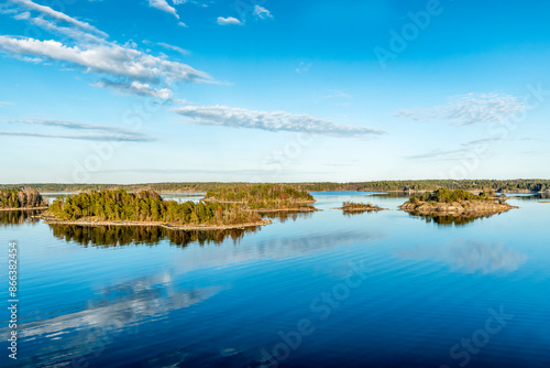 Photos Panoramic view of the islands in the archipelago of Stockholm