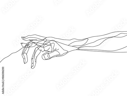 Figure with Touchscreen Connection: Depicting the Symbiosis between Human and Machine in the Digital Age