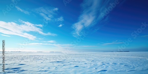 Scandinavian Winter Daylight Scene