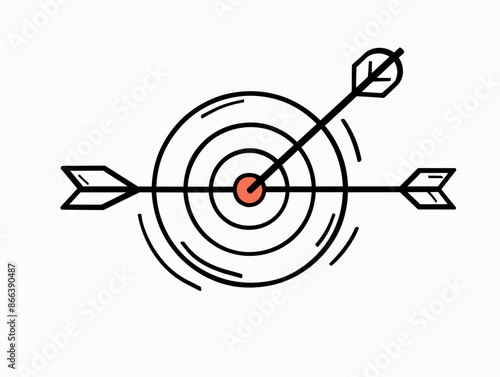 Arrow's Momentum: A Single-Line Depiction of Success and Precision