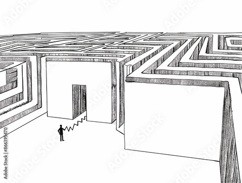 Innovative Solution: Escaping the Maze with a Single Line