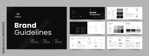 Brand guideline Template Landscape Brand Guideline Design