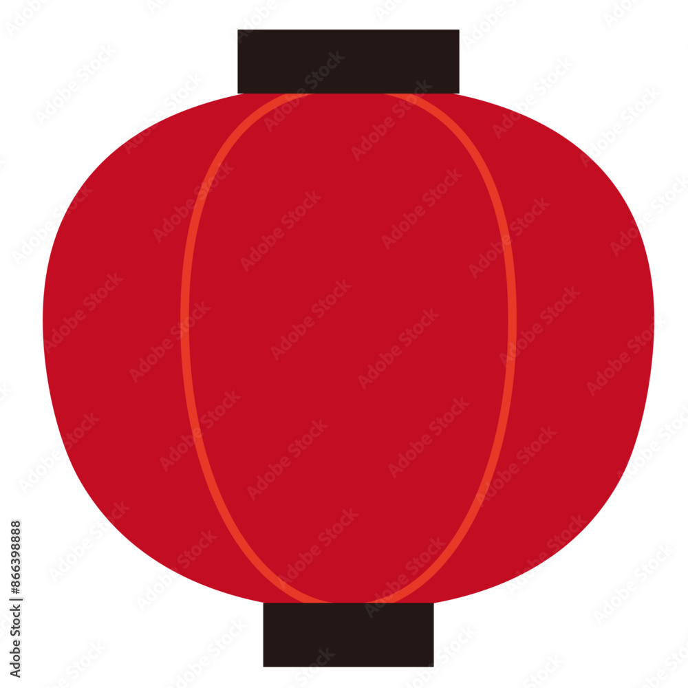 Obraz premium 和風の赤い小さな提灯