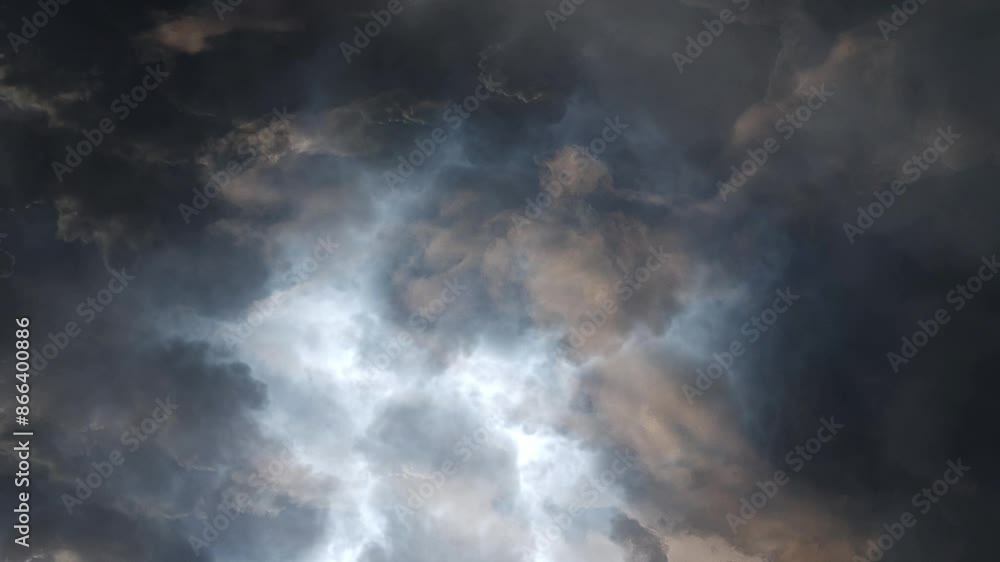 Dark Clouds and Thunderbolts, clouds background. Dark Clouds and Thunderbolts, clouds background.