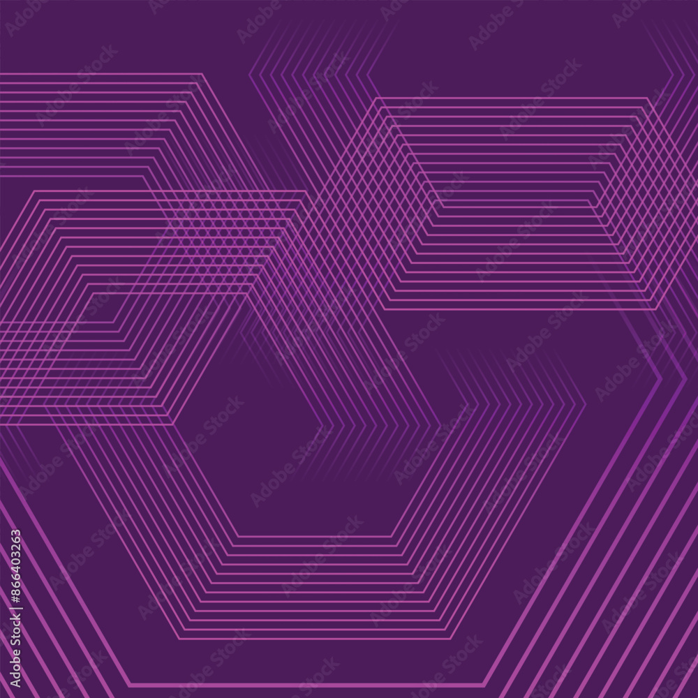 Geometric abstract background overlap layer on bright space with lines effect decoration. Modern graphic design element hexagons style concept for banner, flyer, card, cover, or brochure Geometric abstract background overlap layer on bright space with lines effect decoration. Modern graphic design element hexagons style concept for banner, flyer, card, cover, or brochure