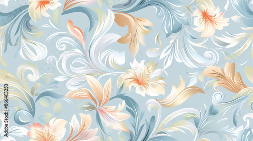 delicate floral seamless pattern © Taia