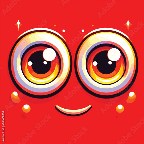 funny cartoon face or emoji for jokes day
