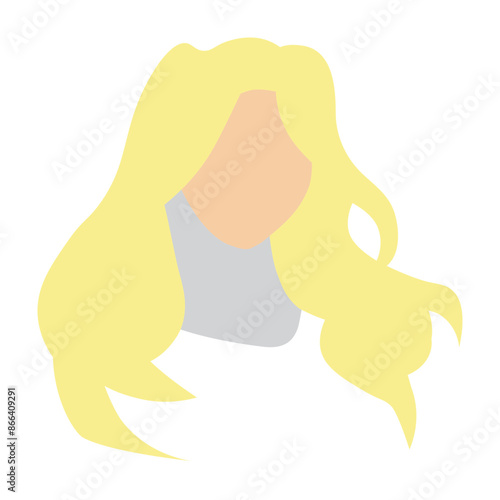Hairstyling Ideas Vector Flat Icon Design