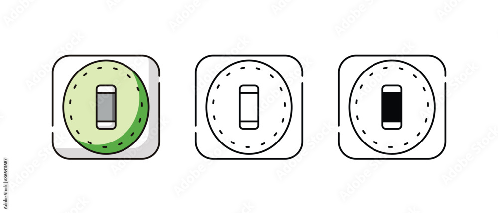 Stadium icons vector set stock illustration Stadium icons vector set stock illustration
