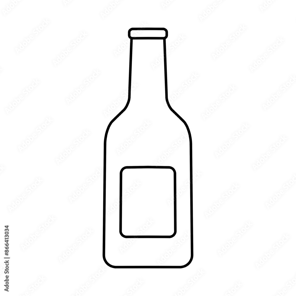 bottle icon eps vector illustration, isolated on white bottle icon eps vector illustration, isolated on white