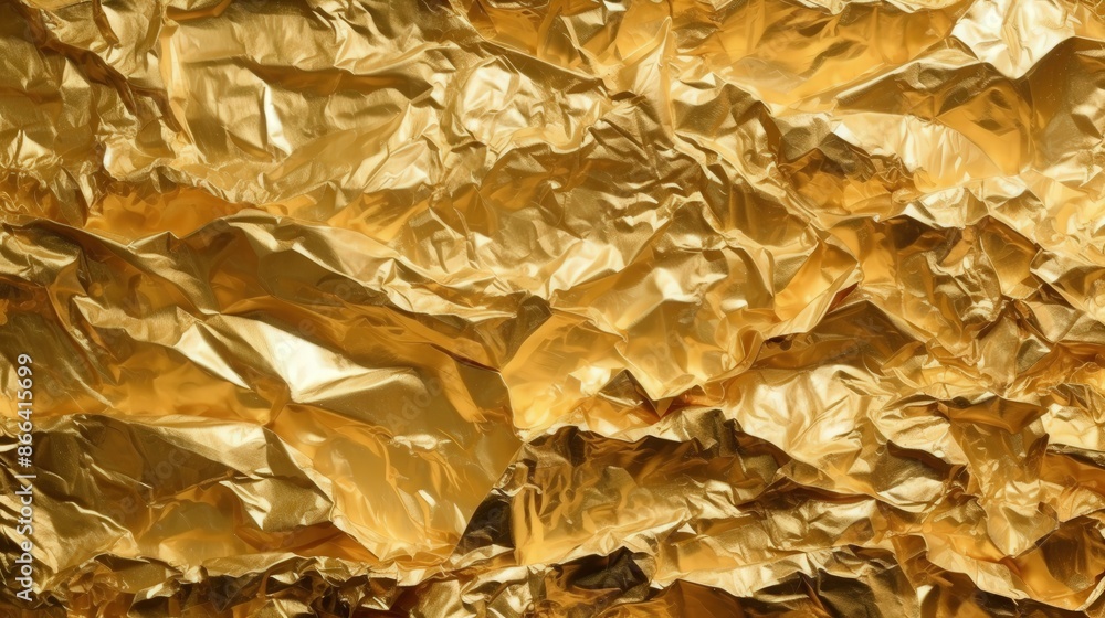 Abstract Gold Foil Texture Abstract Gold Foil Texture