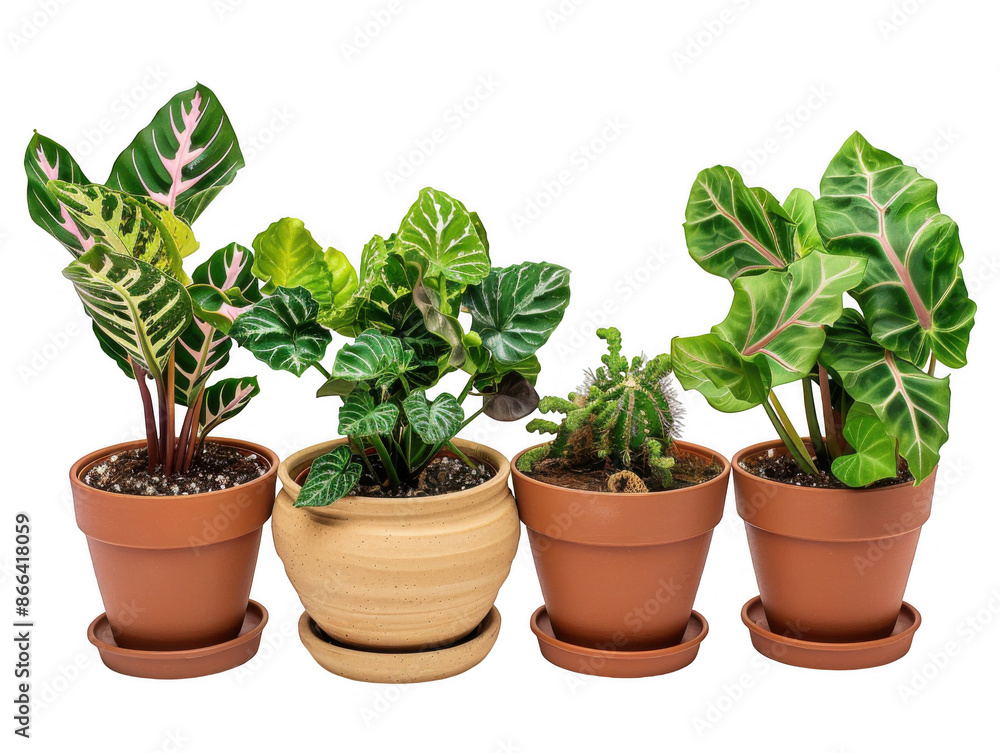 Fototapeta premium Assorted Potted Plants
