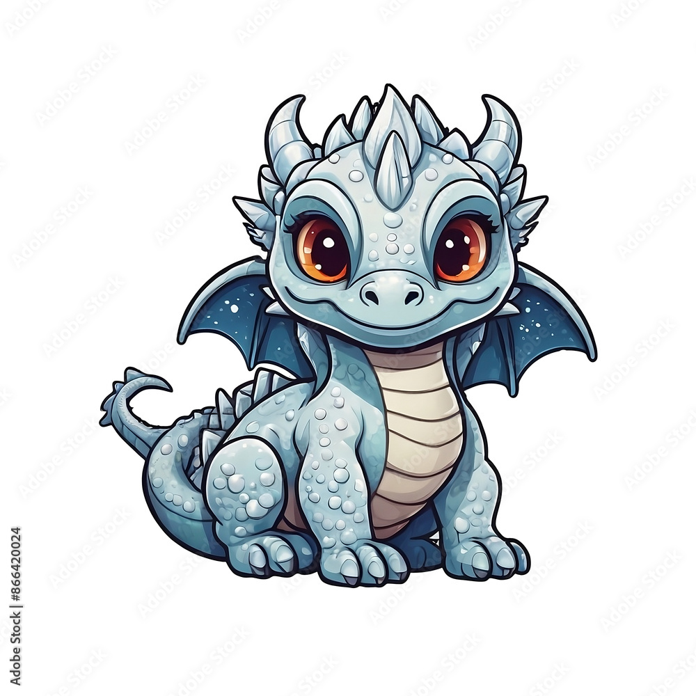 Blue , little baby Dragon character transparent background , fantasy dragon character . Blue , little baby Dragon character transparent background , fantasy dragon character .