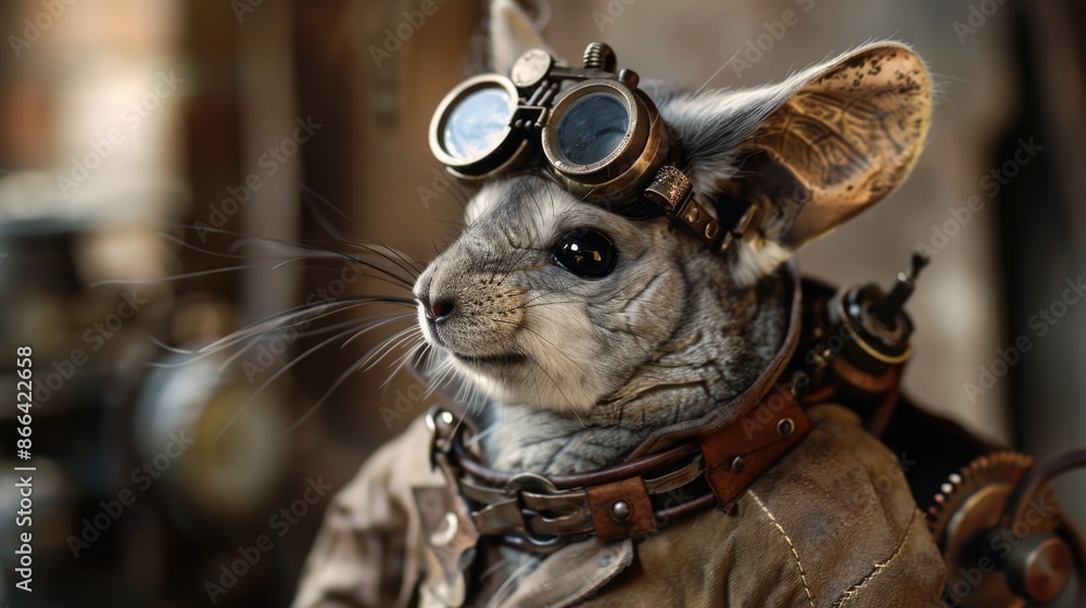 Steampunk Chinchilla. Steampunk Chinchilla.