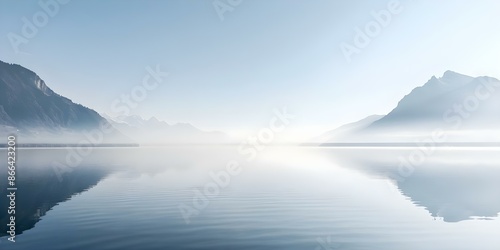 Mist at Lake Annecy, France. Concept Scenic Views, Nature Photography, Travel Photography, Atmospheric Conditions, Europe Travel