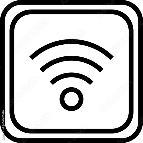 wfi Icon.  router vector icon. new icon vector.  wireless internet sign	