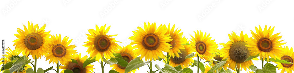 Field of Sunflowers in Full Bloom Field of Sunflowers in Full Bloom