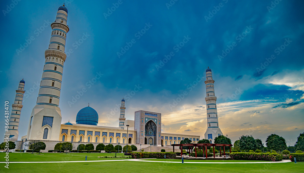 Obraz premium Sultan Qaboos Grand Mosque in Sohar, Oman