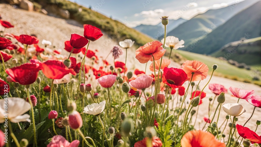 Obraz premium Wildflower of the valley, background photo