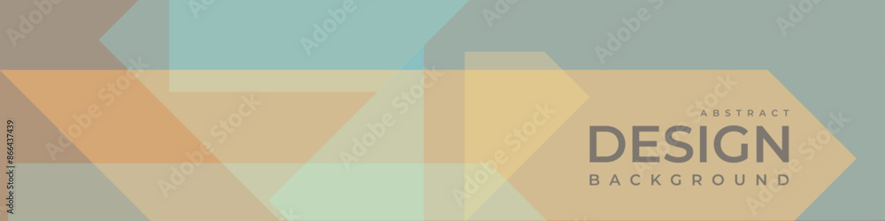Soft pastel colored modern abstract wide banner design with geometric shapes. Vector illustration abstract background. Soft pastel colored modern abstract wide banner design with geometric shapes. Vector illustration abstract background.