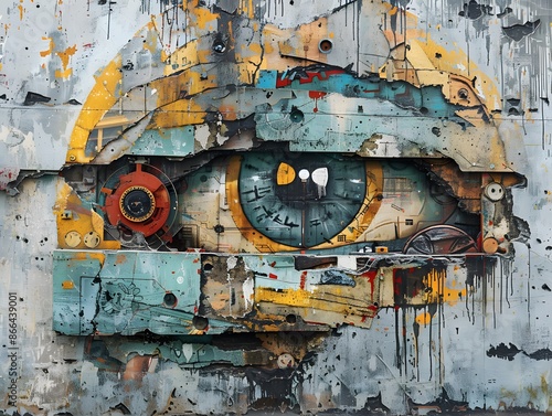 Abstract Eye Mural. © PLE.POD