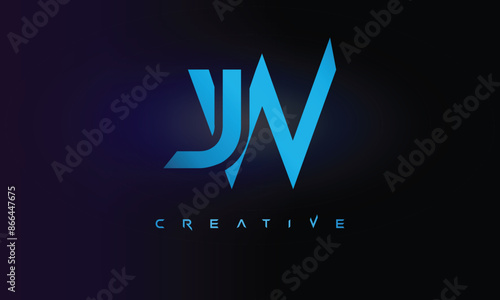 Letter JW logo design creative custom clean two alphabet logo