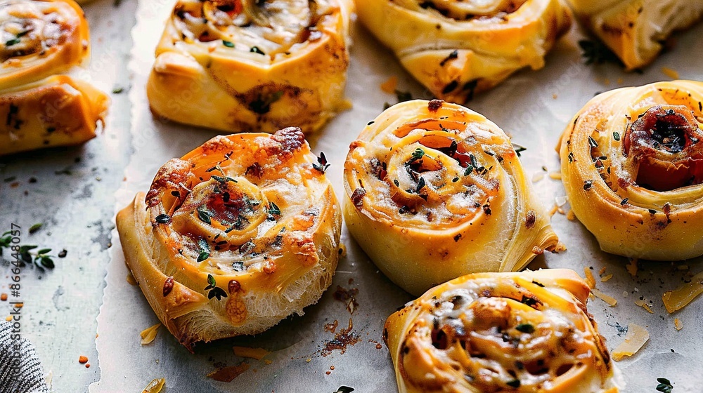 Cheese and Tomato Rolls Cheese and Tomato Rolls