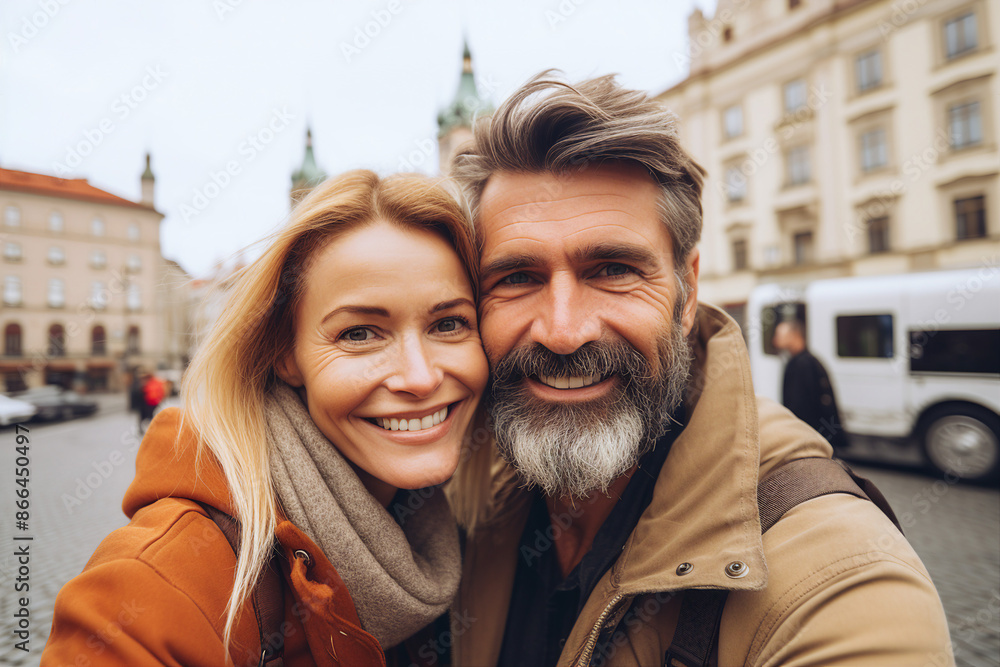 Amazing aged senior couple portrait two lovers spending time together generative AI Amazing aged senior couple portrait two lovers spending time together generative AI