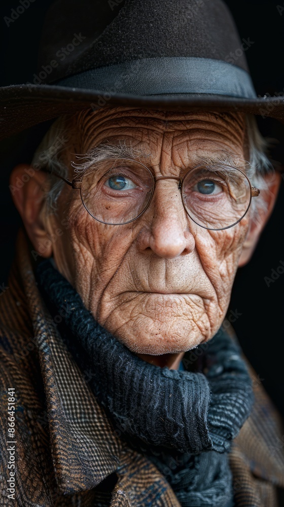 Elderly Dutch man with a kind look Elderly Dutch man with a kind look