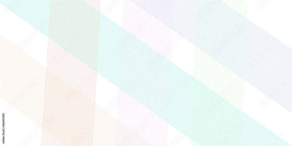Obraz premium Abstract vector background with wavy lines
