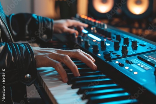 An AI-enhanced music composition tool creating original pieces, suggesting improvements, and collaborating with artists.
